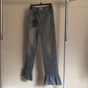 New Paige hoxton straight ankle jeans